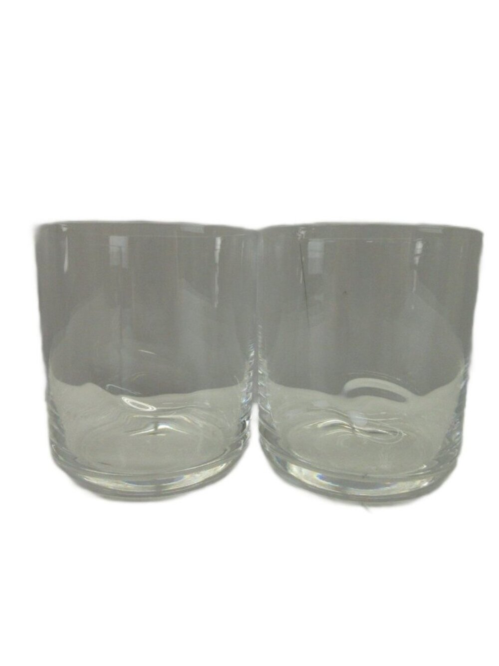 Tiffany & Co Elsa Peretti Thumbprint Tumbler Rocks Glasses Set of 2 Crystal